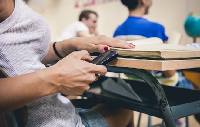 using cell phones in schools